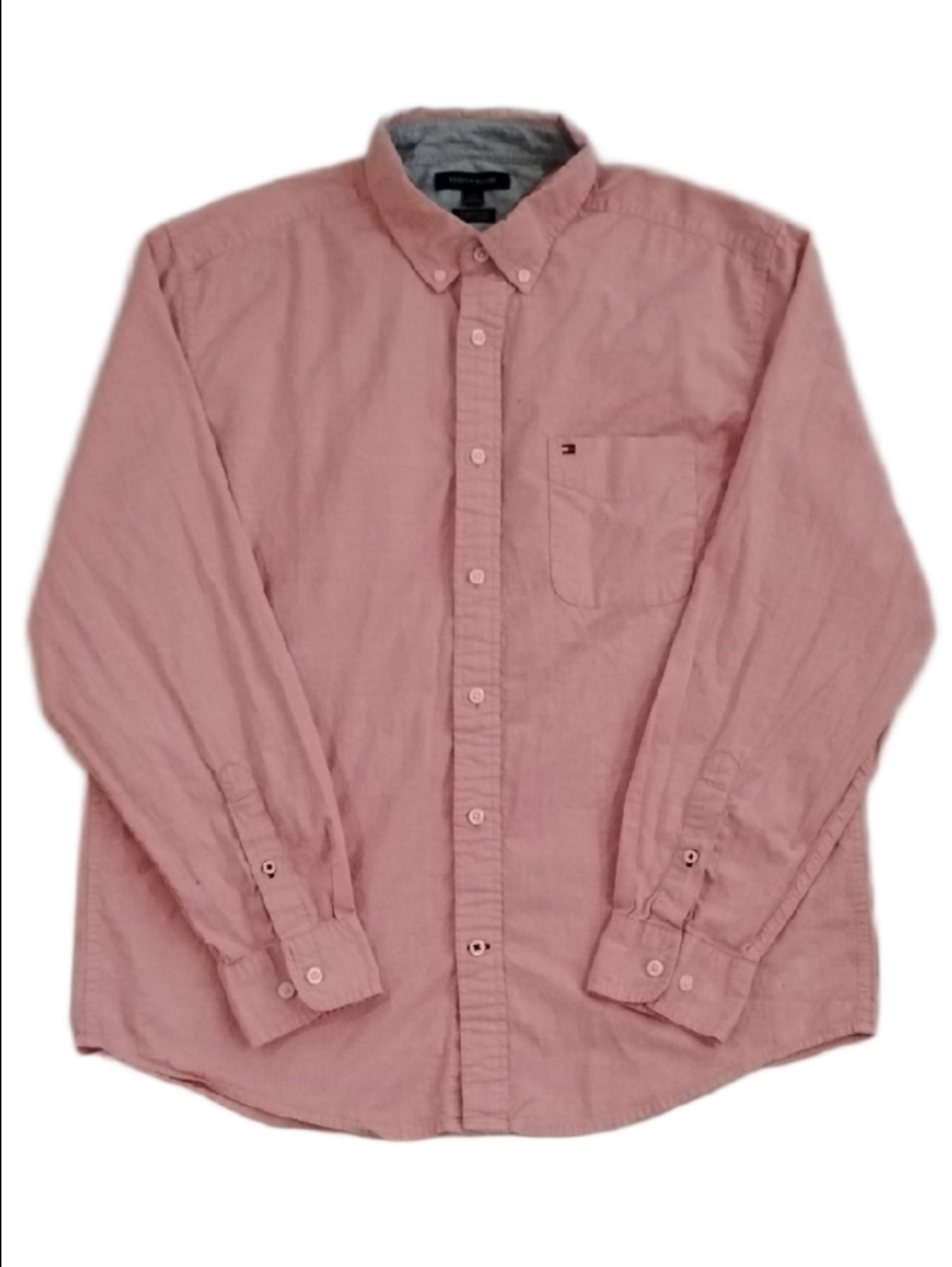 Tommy Hilfiger Men's Light Pink Button-Down Shirt